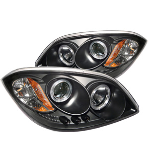 Chevy Cobalt 05-10 Halo LED ( Replaceable LEDs ) Projector Headlights